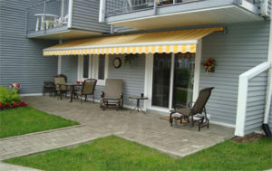Our New Hampshire awnings prevent excess sun from entering your home.